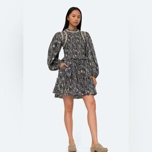 Sea NY Floral Ruffle Dress